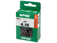 Spax Universalschraube TRX A2 Vollgewinde Schwarz verzinkt 4 x 16 mm / 100 Stk.
