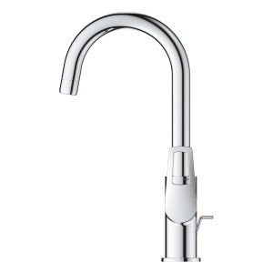 Miscelatore lavabo Grohe QuickFix Start Loop L con scarico a saltarello, cromato.