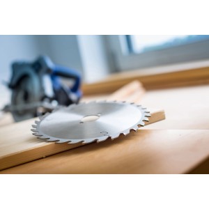 Lama per sega circolare LUX HM, 190 mm, 30 denti, per tagli precisi in legno e pannelli.