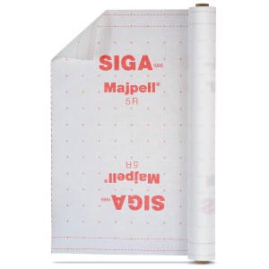 Barriera al vapore Siga Majpell 5R, rotolo 1,5x50m, per accessori isolanti.