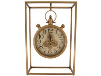 Uhr Lairg Metall Gold (HxBxT) 49 x 33 x 15 cm