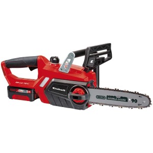 Tronçonneuse à batterie Einhell GE-LC 18 Li Kit avec batterie 3 Ah et lame Oregon.