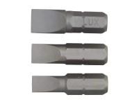 LUX Schlitz-Bit-Set 25 x 5,5 / 6,5 / 8 mm 3-tlg.