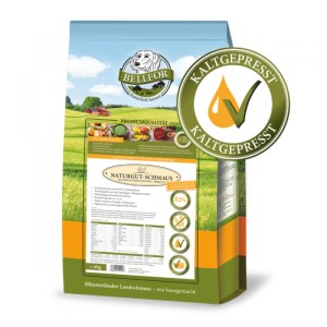 Bellfor Naturgut-Schmaus ipoallergenico con insetti, 4kg cibo secco per cani.