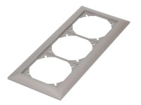 UP-Rahmen EdizioDue Feller Anthrazit Gr. 1+1+1