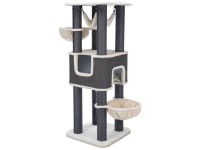 Trixie Kratzbaum Humberto Sisal-Polyester Grau-Creme Höhe 174 cm