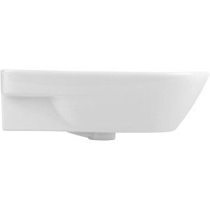 Lavabo AquaSu Lenado, 56 cm, blanc, en céramique, pour montage mural.