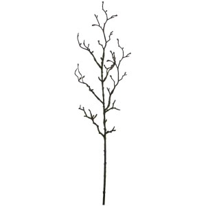 Ramo artificiale Mica Decorations, senza foglie, marrone, altezza 78 cm. Fiore artificiale decorativo per vasi.