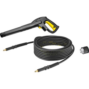 Kit flexible haute pression Kärcher HK 7,5 avec pistolet, flexible et adaptateur pour nettoyeurs haute pression.