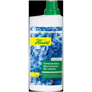 Hauert Bleu Hortensia 1l : Engrais liquide pour fleurs d'hortensia bleues.