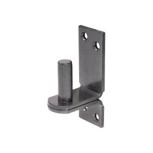 Duravis Kloben/Platte DII, Schwarzdiamant, Ø 16 mm, zur Befestigung von Ladenbändern an Türen.