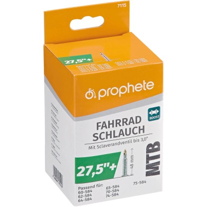 Prophete MTB-Fahrradschlauch 27,5" x 2,2 - 3,0