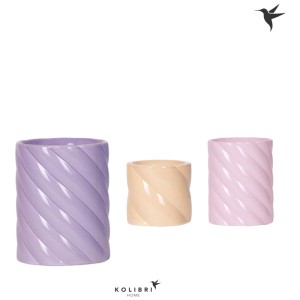 Pots de fleurs Kolibri Home Mix Candy, couleurs variées, idéal pour les orchidées.