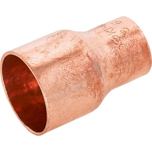 Manchon de réduction à souder en cuivre, 22 mm x 15 mm, pour raccords de tuyaux en cuivre.