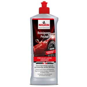 Nigrin Performance Polish nettoyant 500ml pour l'entretien auto : Enlève rayures et saletés.