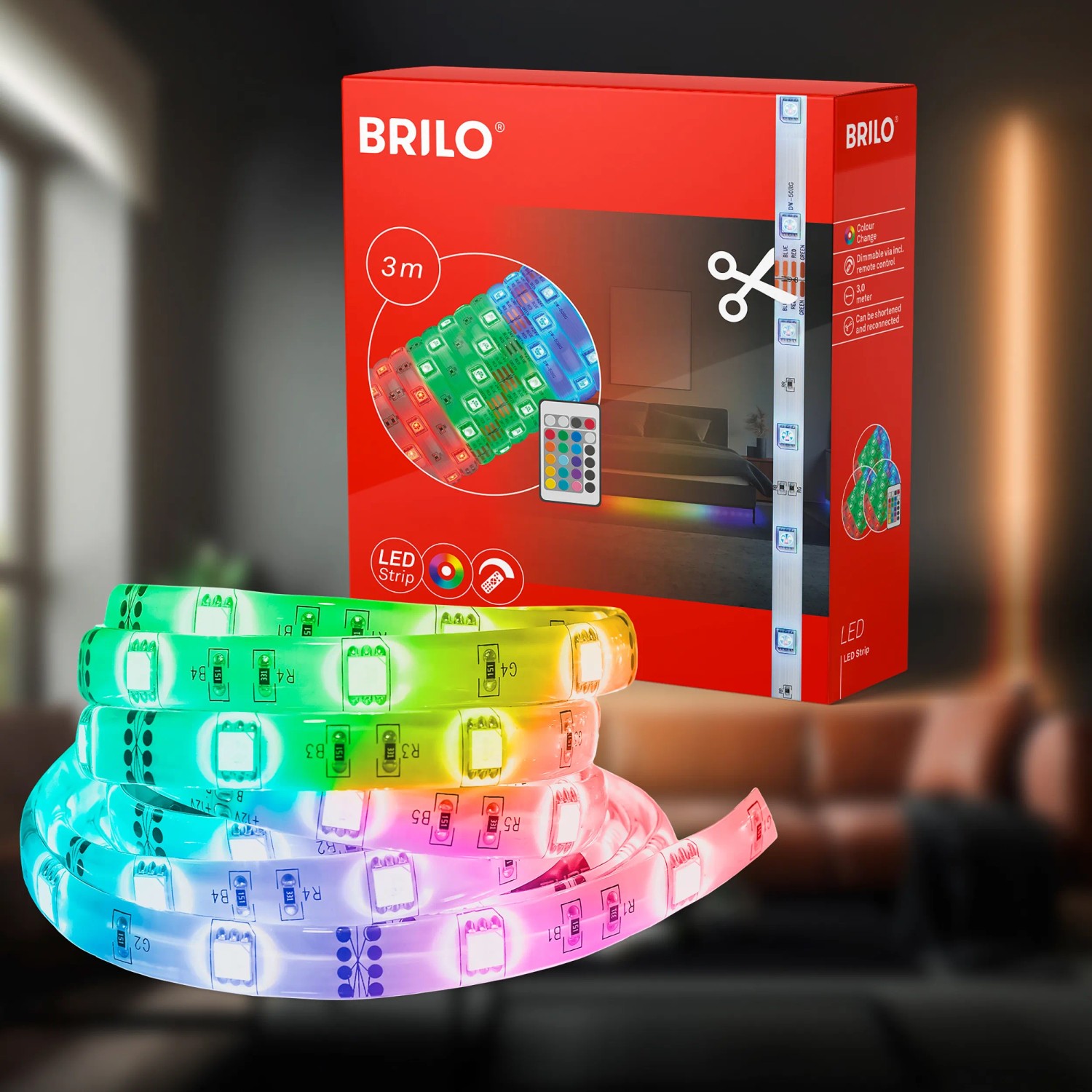 Fischer & Honsel Gisi Plafoniera LED Nero 20972