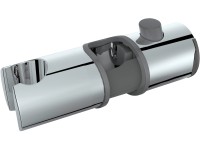 Wenko Brausegleiter Libertà Kunststoff Chrom (HxBxT) 4,7 x 12,3 x 3,9 cm