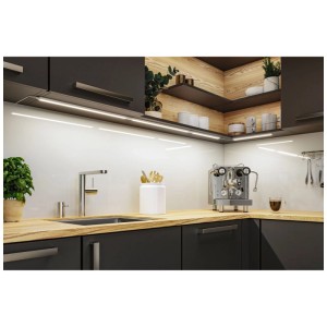 Paulmann LED Inline kit d'extension, luminaire sous meuble de cuisine avec lumière blanc chaud.