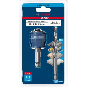 Bosch Expert Power Change Plus adattatore con punta HSS-G (7,15x105 mm), set da 2 pezzi.