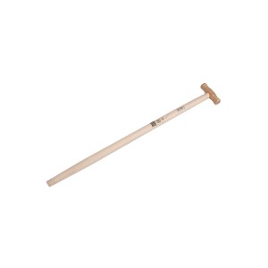 Manche en T LUX Classic pour bêche, 85 cm, bois, manche de remplacement pour bêches.