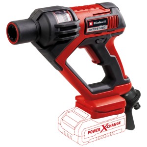 Nettoyeur haute pression sans fil Einhell Hypresso 18/24-1, rouge/noir, avec batterie. Idéal pour le nettoyage mobile.