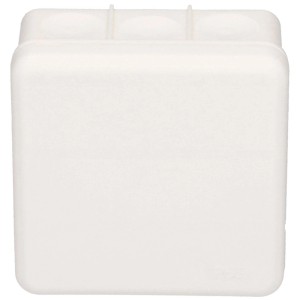 Set di 5 scatole di derivazione da parete bianche IP65, 85x85x38 mm, per impianti elettrici a parete.