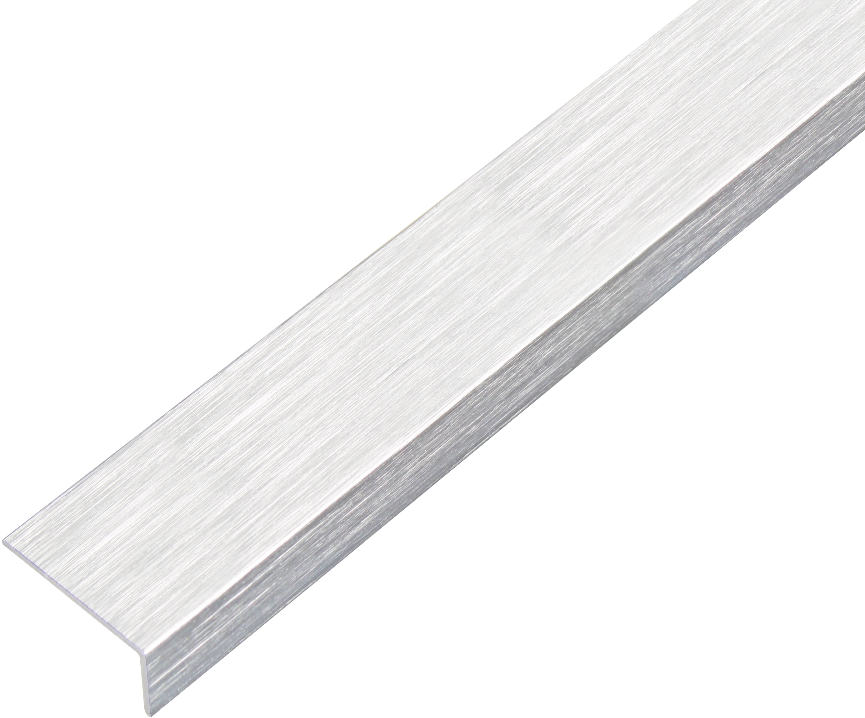 Profilo angolare alluminio design Acciaio inox chiaro (HxLxP) 10 x 20 x  1'000 mm