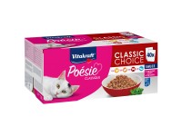 Vitakraft Katzen-Nassfutter Poésie Classique 4 Sorten / 40 Stk.