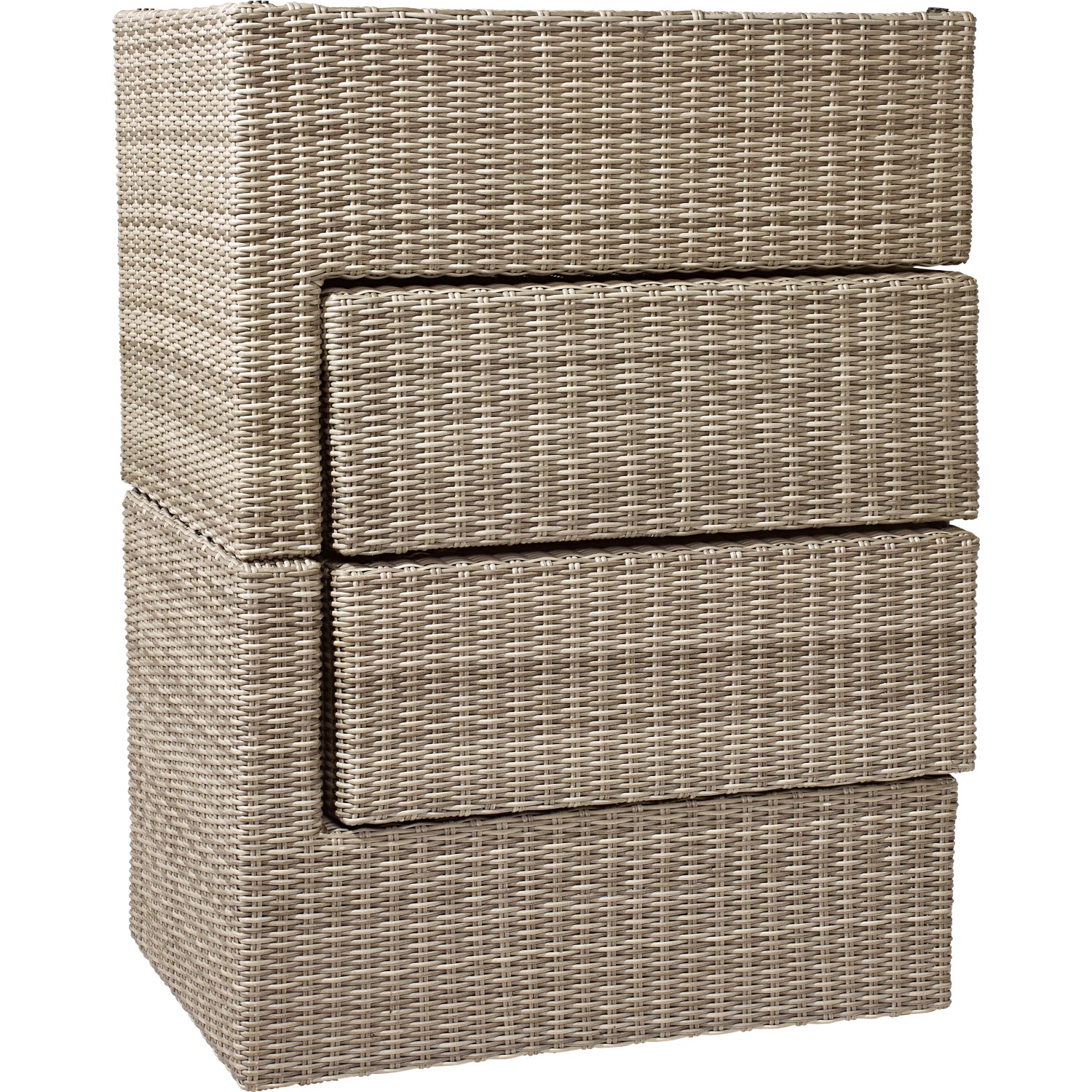 Greemotion Gartenmöbel LoungeSet Olea Polyrattan Grau 5tlg. kaufen