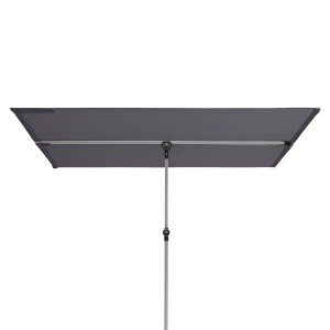 Ombrellone da balcone Doppler Active, 130x180 cm, antracite, con apertura a manovella. Parasole rettangolare per balcone e giardino.