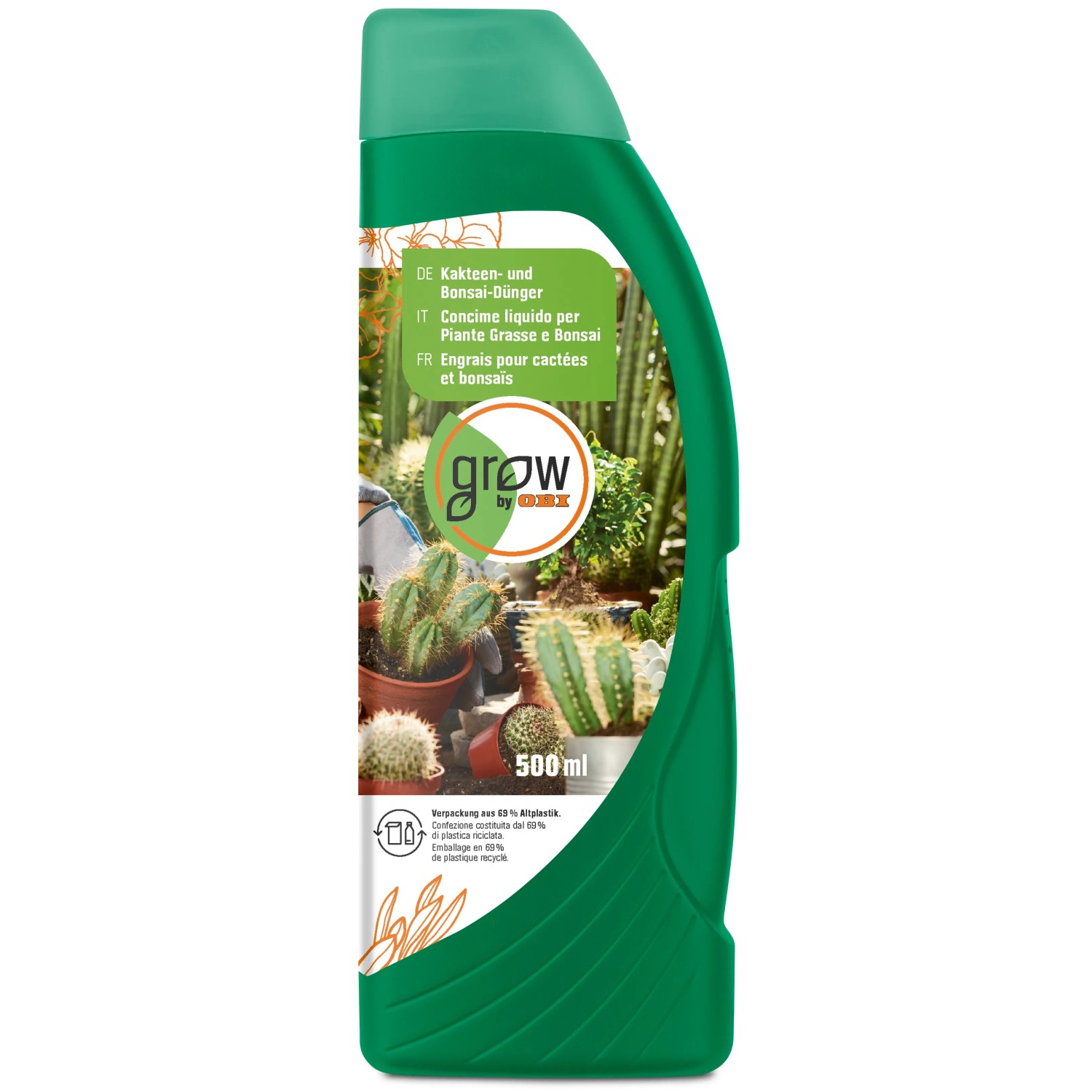 GROW by OBI Kakteen- und Bonsai-Dnger 500 ml