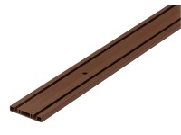 Hettich SlideLine 55 Doppellauf- und Führungsprofil Kunststoff Braun