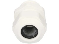 Kabelverschraubung Progress GFK M20 ohne Mutter Weiss 8 - 15 mm Kabelverschraubung Progress GFK M20 ohne Mutter Weiss 8 - 15 mm