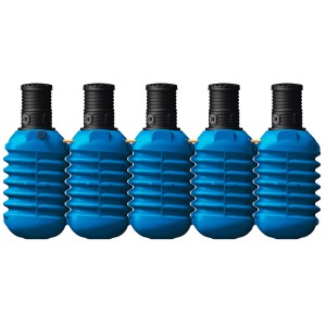 Citerne enterrée 4rain Modularis 12 500 l, bleue, avec rehausse de puits. Citernes enterrées pour l'arrosage du jardin.
