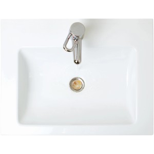Lavabo con tappo design spiaggia, metallo, 38mm. Dettaglio.