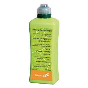 Fertilizzante per piante da interno Luwasa, flacone da 1 litro per piante idro e da terra.