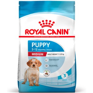 Royal Canin Medium Puppy 4kg cibo secco per cuccioli di taglia media.