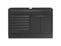 Kraftwerk Werkzeugschubladenschrank Mobilio Schwarz (HxBxT) 91 x 136 x 45,8 cm