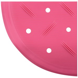 Dettaglio: Tappetino da bagno MSV antiscivolo fucsia in gomma con ventose.
