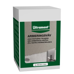Ultrament Rete di armatura, rotolo 12,5x12m, per rinforzo di intonaco e muratura.
