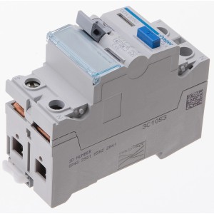 Interruttore magnetotermico differenziale bipolare, 25A, 98mm, per maggiore sicurezza in casa.
