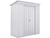 Gerätehaus Metall Silber (HxBxT) 195 x 180 x 93 cm