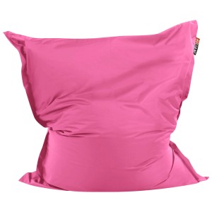 Beliani Sacco a pelo Fuzzy fucsia, 180x140 cm. Sacco a pelo grande e confortevole per zona giorno e notte.