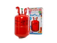 Party Factory Einweg-Heliumflasche Rot 0,25 m³