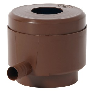Garantia filtro pluviale riempitore automatico marrone per serbatoi e pluviali DN 70/100.