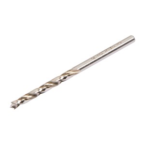 Punta per legno duro LUX 4 mm, ideale per fori precisi nel legno.