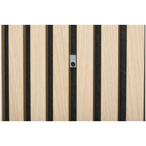 Staffa Denpanels (2 pz.) montata su pannello acustico. Accessori per pannelli.