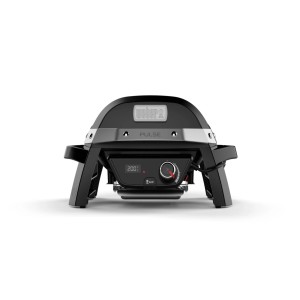 Weber Barbecue Elettrico Pulse 1000 Black: Grill da tavolo compatto con display digitale.