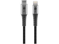 Textilkabel USB-C auf Lightning Länge 1 m
