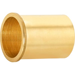 Manicotto di supporto per anello di compressione in ottone, diametro 22 mm, per raccordi a compressione e tubi in rame.